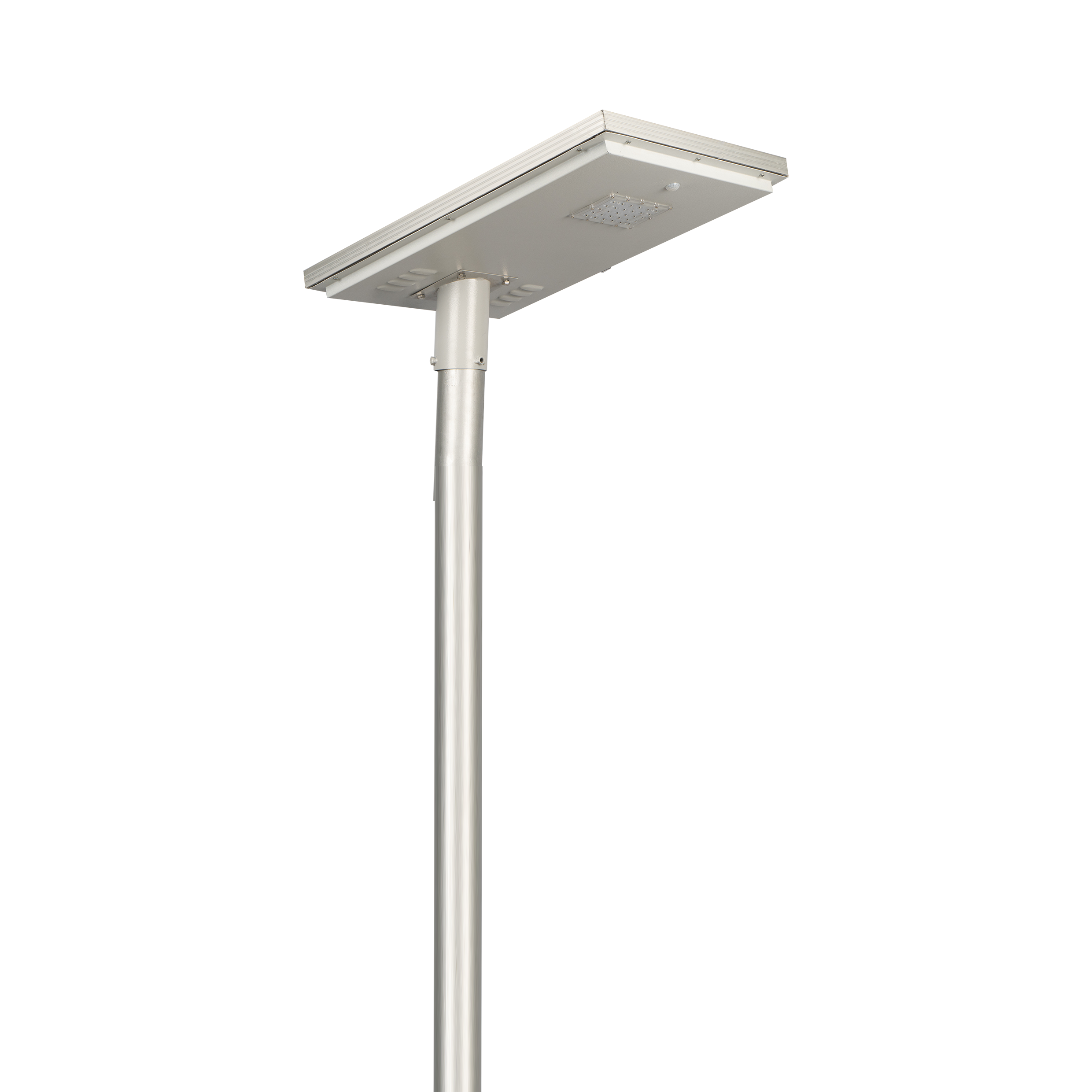 All In One Solar Street Light Lens Model 12 Watt Light 12.8V 12Ah Battery 50W Solar Panel