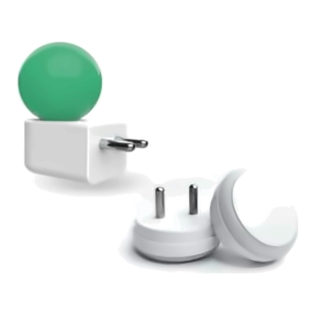 Glannu LED Bulb (RGB / Plug / Ring Plug) 0.5 W 2 RD Plug - Multi-colour