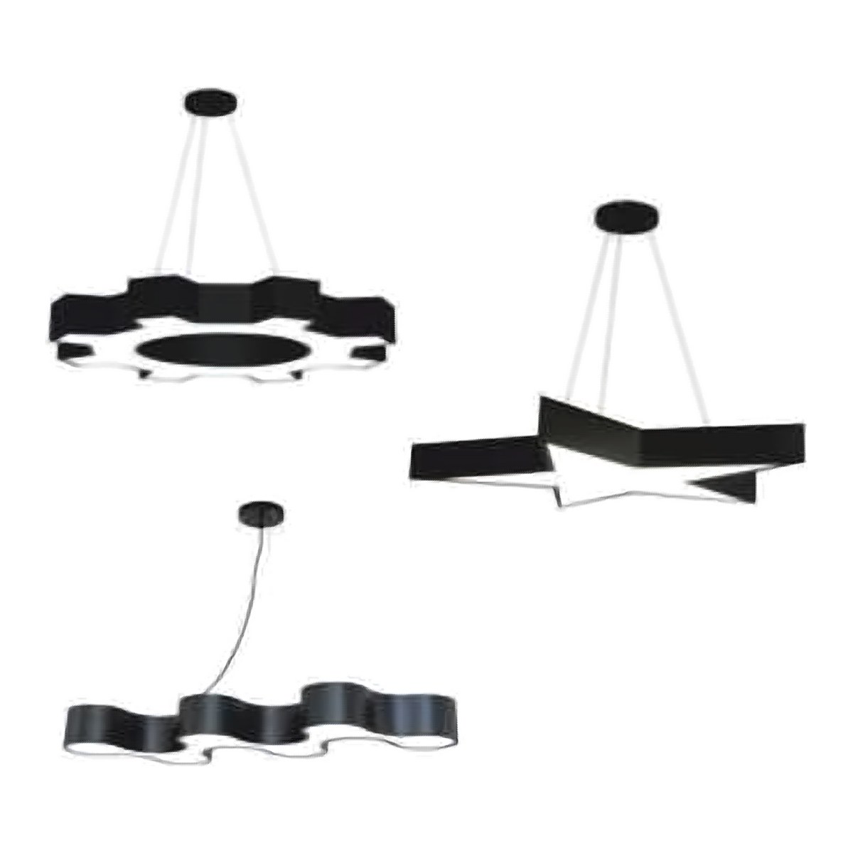 Glannu Linear - Gear - Star - Coral Moon LED Linear Light 36 W GEAR 2 Feet