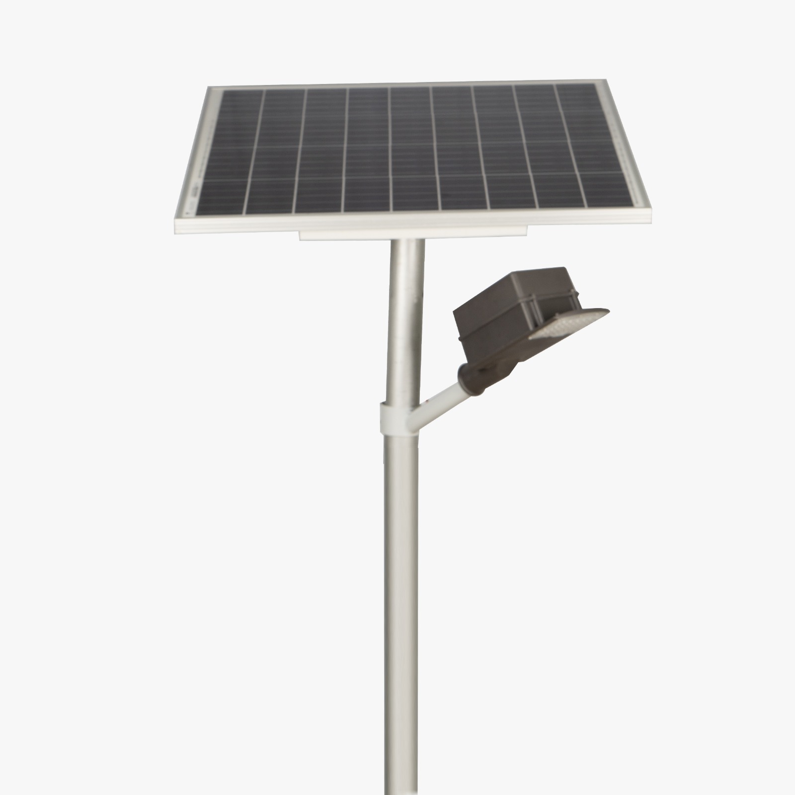 Semi Integrated Solar Street Light Lens Model 20 Watt Light 12.8V 18Ah Battery 50W Solar Panel 3