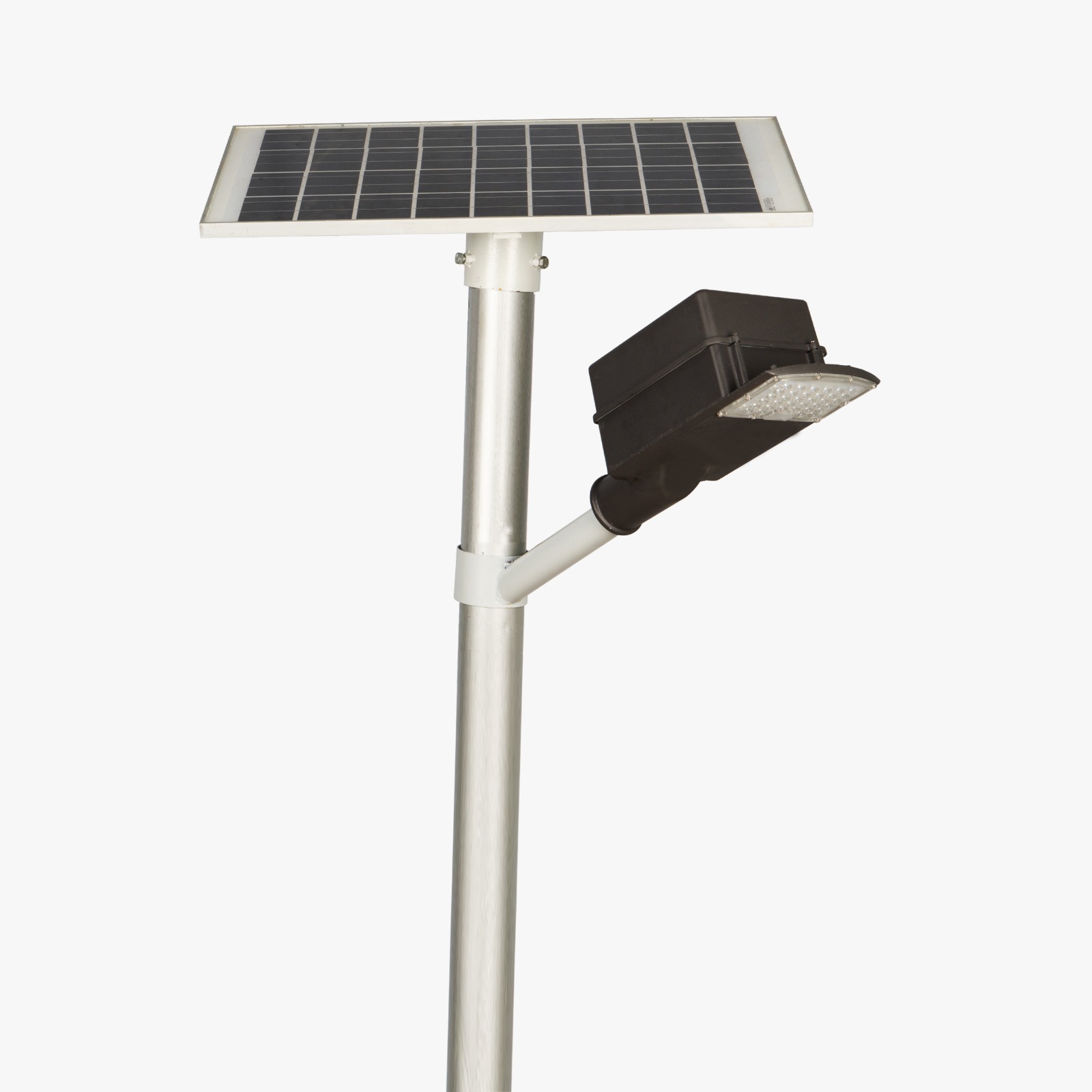 Semi Integrated Solar Street Light Lens Model 20 Watt Light 12.8V 36Ah Battery 75W Solar Panel 2