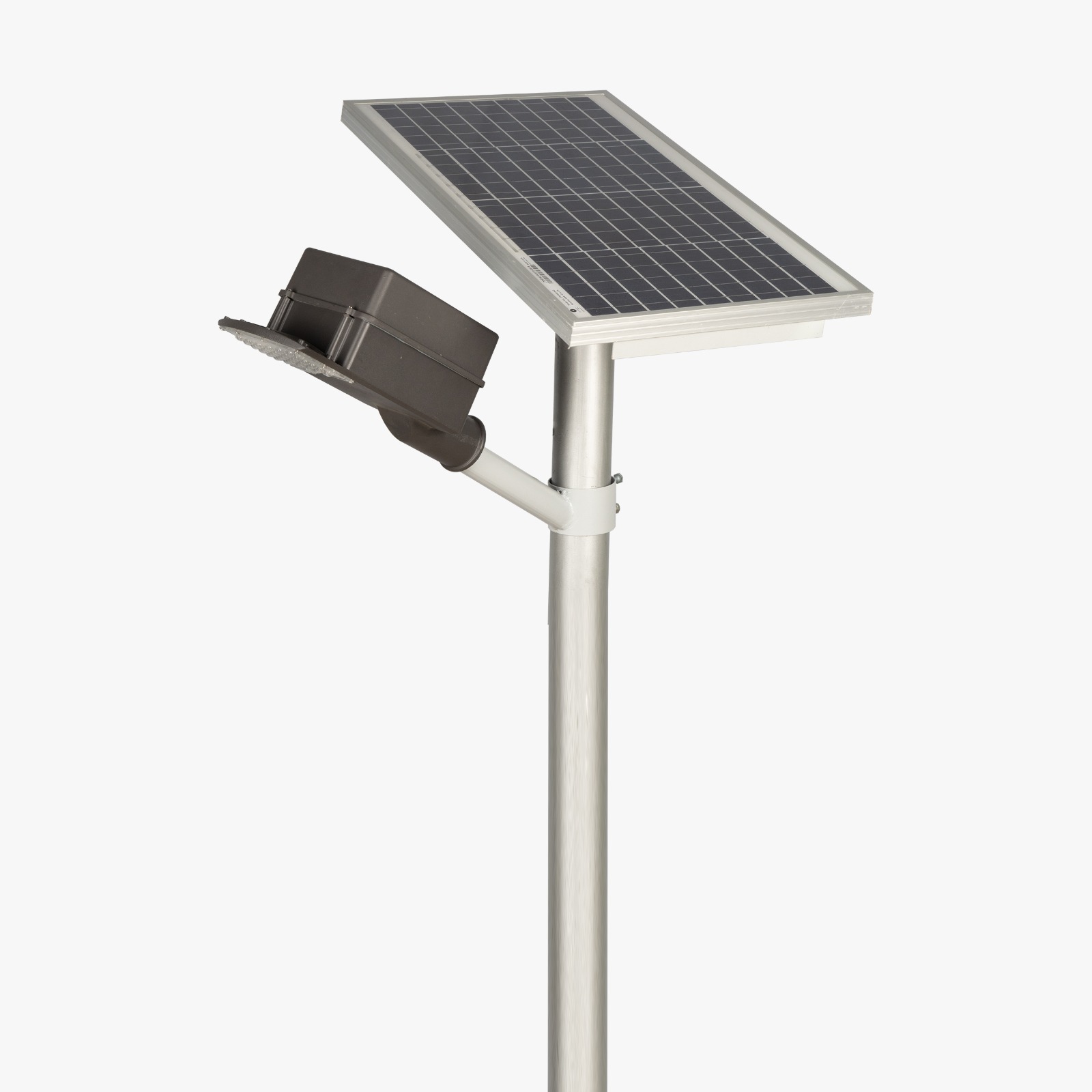 Semi Integrated Solar Street Light Lens Model 20 Watt Light 12.8V 36Ah Battery 75W Solar Panel 3